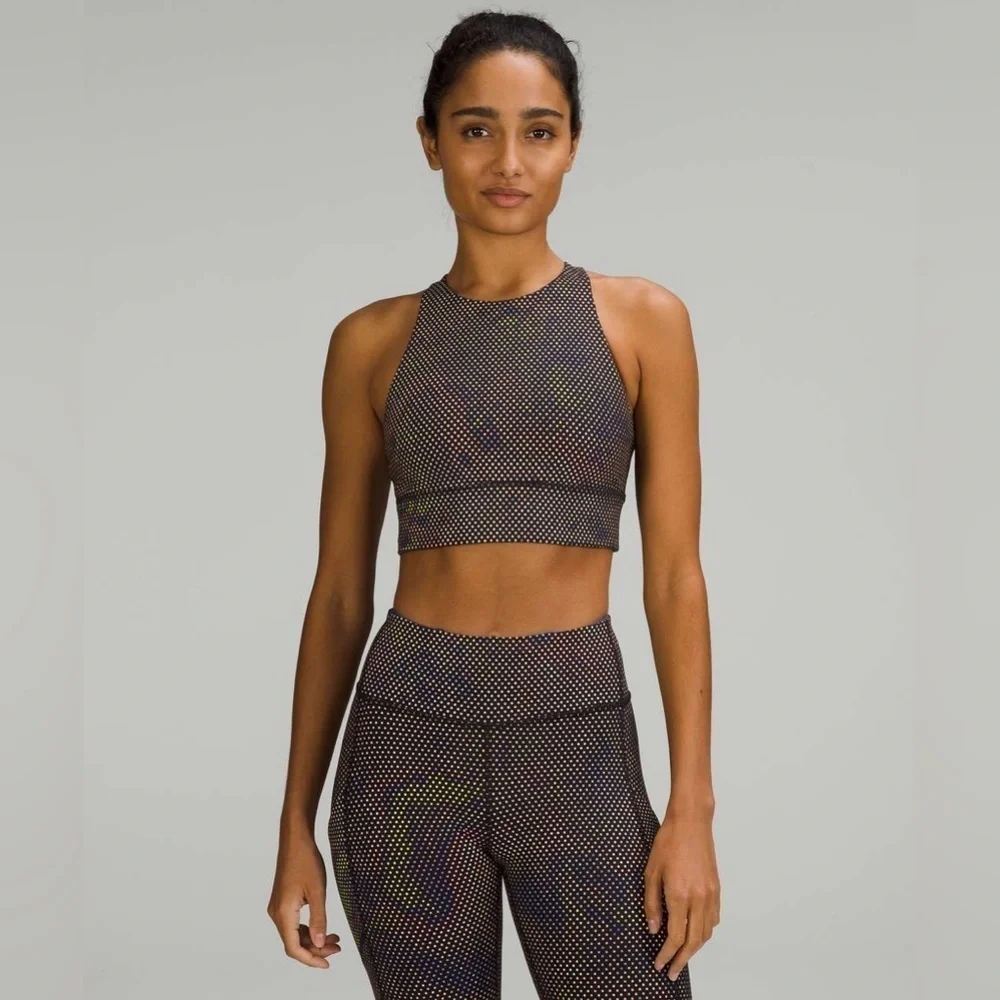 Lululemon Limited Edition Energy High-Neck Longline Bra *Medium Support,B–D Cups